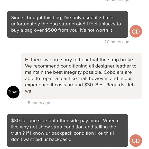 @jebwa they block me,I ask for responsibility as seller. - Picture 2 of 10